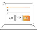 支持ASP、PHP、.Net等多種語言開發(fā)